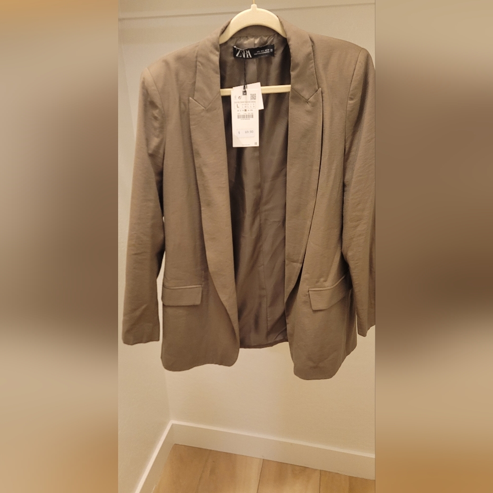 Zara Khaki blazer